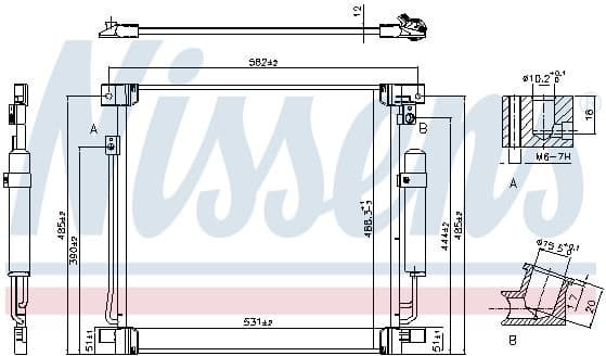 Condenser, air conditioning ** FIRST FIT ** 941078