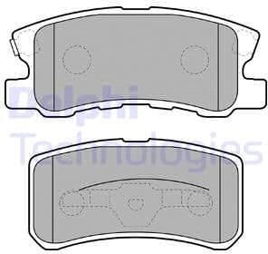 Brake Pad Set, disc brake LP1691