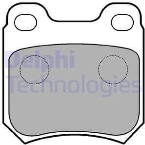 Brake Pad Set, disc brake LP590