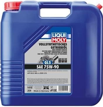 Transmission Oil Fully Synthetic Gear Oil (GL5) SAE 75W-90 1415