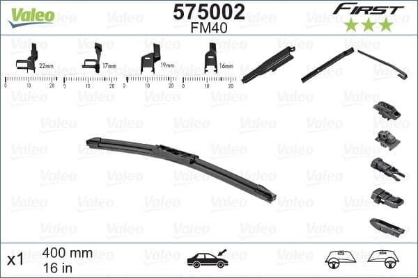 Wiper Blade FIRST MULTICONNECTION 575002