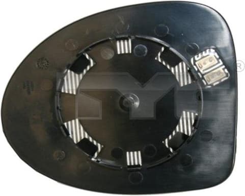 Mirror Glass, exterior mirror 328-0133-1