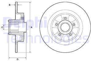Brake Disc BG9133RS