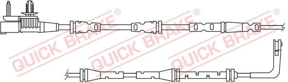Brake pad wear indicator WS0419A