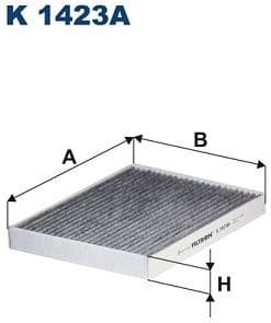 Filter, cabin air K 1423A