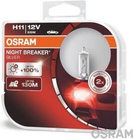 Osram Bulbs H11 +100% 55W 12V - 64211NBS-HCB (OSRAM) - Autoera - image 2