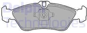Brake Pad Set, disc brake LP1596