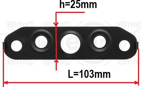 Gasket turbocharger 132.820
