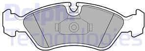 Brake Pad Set, disc brake LP1605