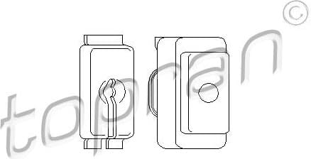 Repair Set, clutch control (transfer parts) 109 716
