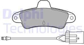 Brake Pad Set, disc brake LP853