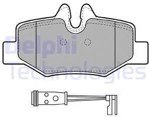 Brake Pad Set, disc brake LP1939