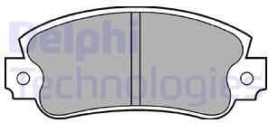 Brake Pad Set, disc brake LP353