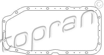 Gasket, oil sump 201 314