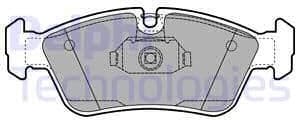Brake Pad Set, disc brake LP1421