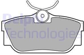 Brake Pad Set, disc brake LP2019