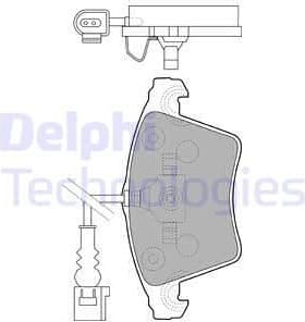 Brake Pad Set, disc brake LP1913