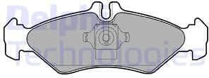 Brake Pad Set, disc brake LP1595