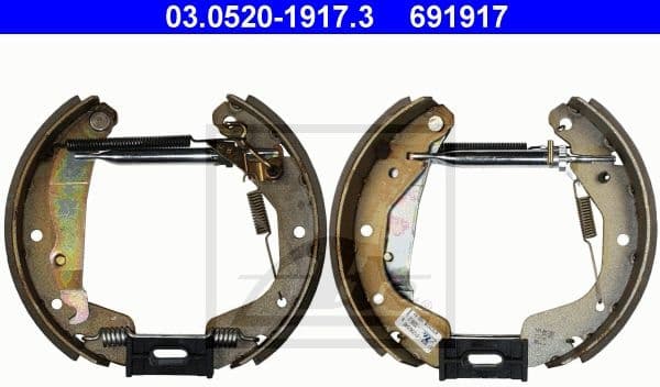 Brake Shoe Set Original ATE TopKit 03.0520-1917.3