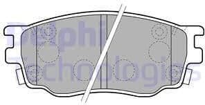 Brake Pad Set, disc brake LP1916