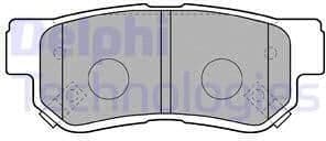 Brake Pad Set, disc brake LP1539