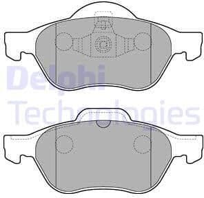 Brake Pad Set, disc brake LP2252