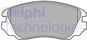 Brake Pad Set, disc brake LP2080