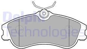 Brake Pad Set, disc brake LP1624