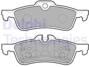 Brake Pad Set, disc brake LP1912
