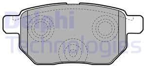 Brake Pad Set, disc brake LP2105
