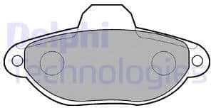 Brake Pad Set, disc brake LP851