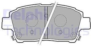 Brake Pad Set, disc brake LP1742