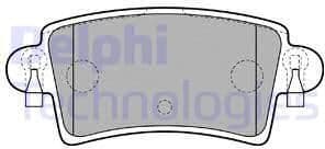Brake Pad Set, disc brake LP1747