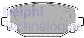 Brake Pad Set, disc brake LP2499