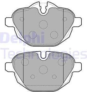 Brake Pad Set, disc brake LP2162