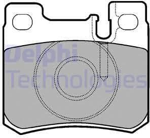 Brake Pad Set, disc brake LP947