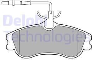 Brake Pad Set, disc brake LP1607
