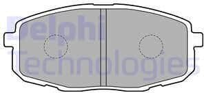 Brake Pad Set, disc brake LP1819