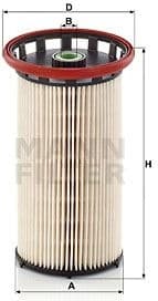 Filter diesel fuel PU8028