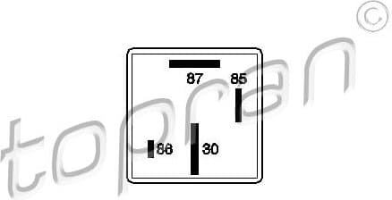 Relay, intake manifold heating 102 674