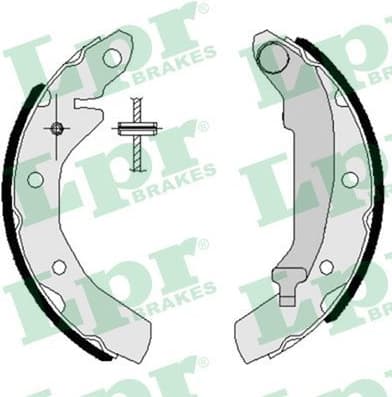 Brake Shoe Set 07260