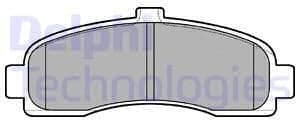 Brake Pad Set, disc brake LP779