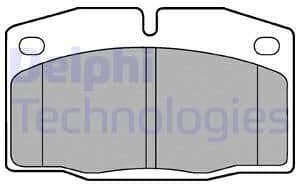 Brake Pad Set, disc brake LP415