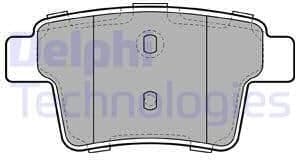 Brake Pad Set, disc brake LP1957
