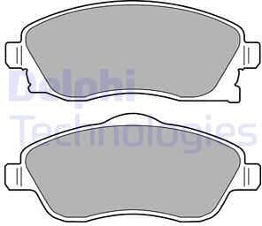 Brake Pad Set, disc brake LP1676