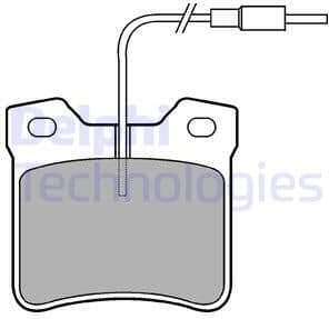Brake Pad Set, disc brake LP667