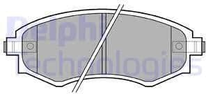 Brake Pad Set, disc brake LP606