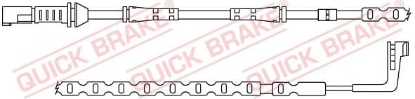 Brake pad wear indicator WS0382A