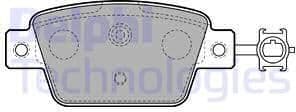 Brake Pad Set, disc brake LP2486