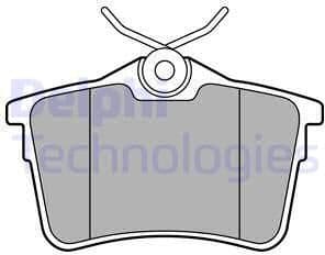 Brake Pad Set, disc brake LP2147